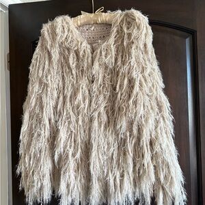 Free People Shaggy Faux Fur Jacket